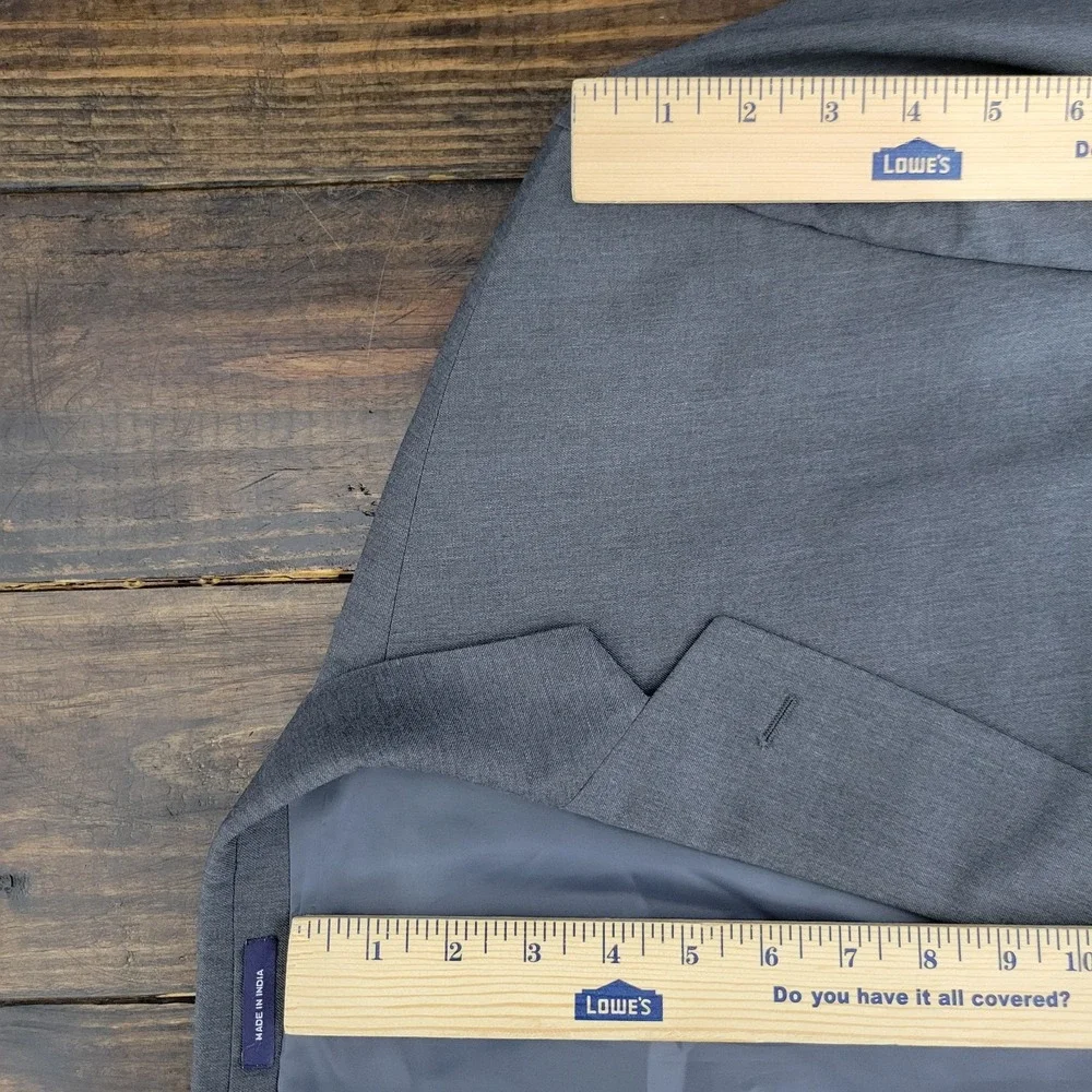Stafford Men's Travel Suit Separate Sport Coat Two Button Gray‎ Wool Blend 54R